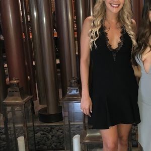 BCBG black mini dress